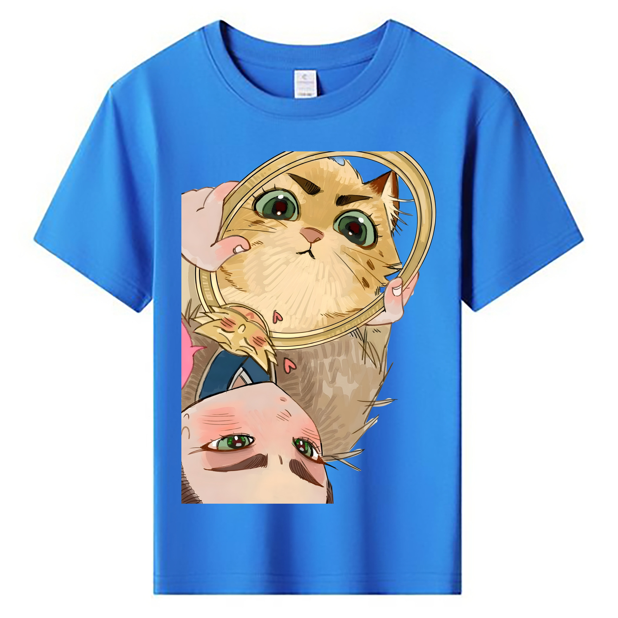 （画像用） Ne Zha 2 ナタ 魔童の大暴れ 綿100％キッズTシャツ（フロントプリント）